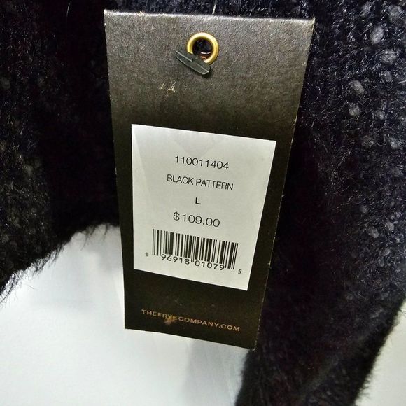 NWT FRYE NORDIC CREW NECK SEMI CROPPED PULLOVER SWEATER - Picture 13 of 15